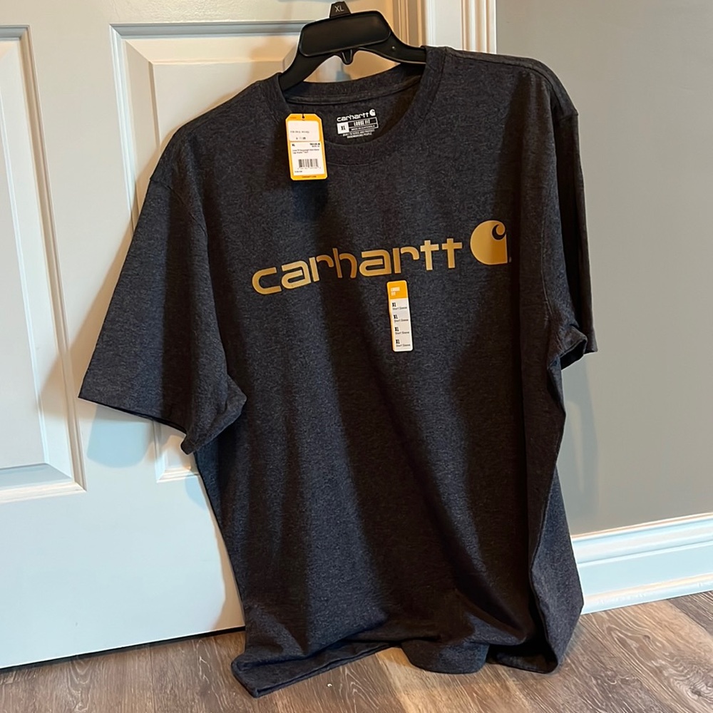 Carhartt Loose fit heavyweight short sleeve logo graphic T-Shirt